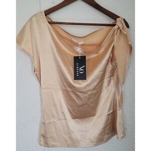 Vidussa‎ Top, Womens, Small, Cream Colored